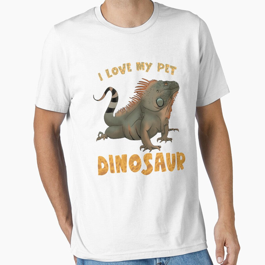 I love my pet iguana by adrart7