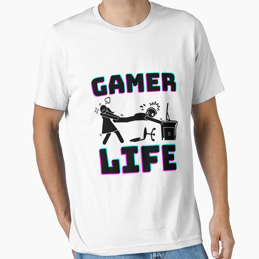Gaming T-Shirt Gamer Life Gift by Valkyrie175xr Hoodie, Sweatshirt | BlankRebels.com (Image 1)