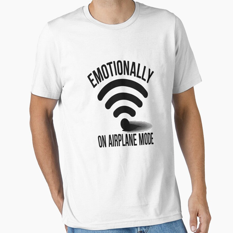 Emotionally On Airplane Mode - Tired Introvert by StuffNestie T-Shirts, Hoodie, Sweatshirt | BlankRebels.com (Image 1)