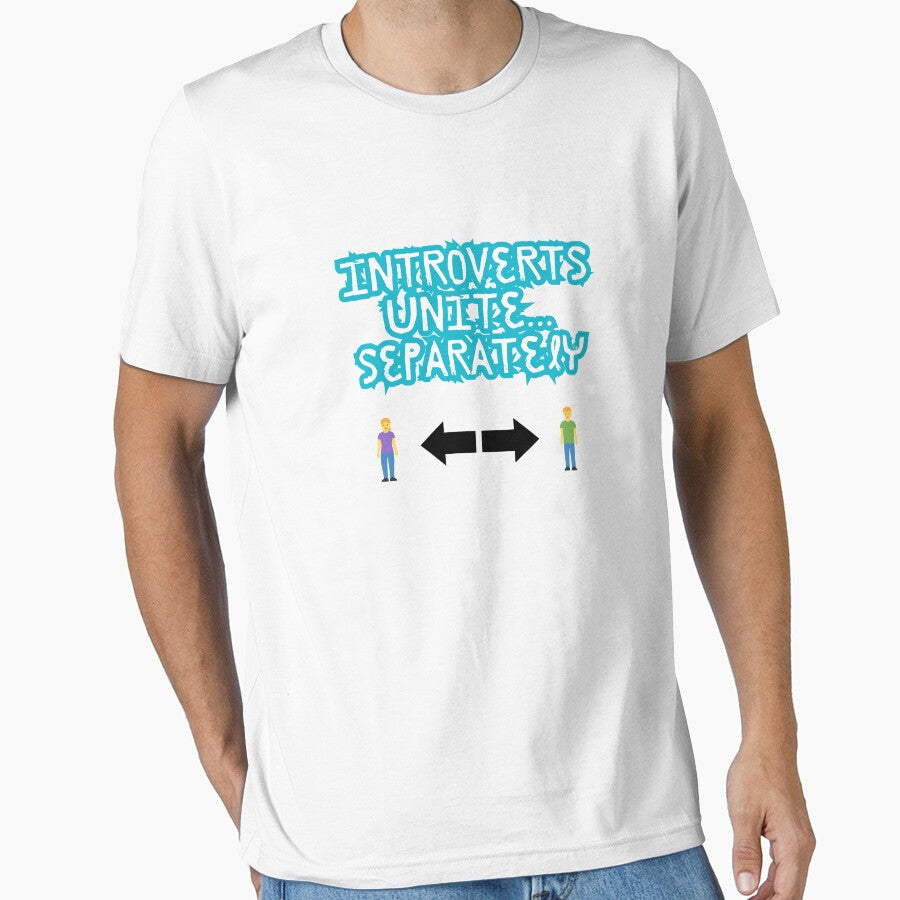 Introverts Unite… Separately – Social Anxiety Tee by Design1988 Hoodie, Sweatshirt | BlankRebels.com (Image 1)