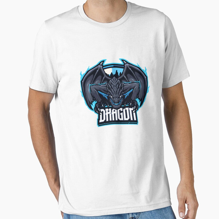 Black Blue Dragon by AnimalLover4eva T-Shirts, Hoodie, Sweatshirt | BlankRebels.com (Image 1)