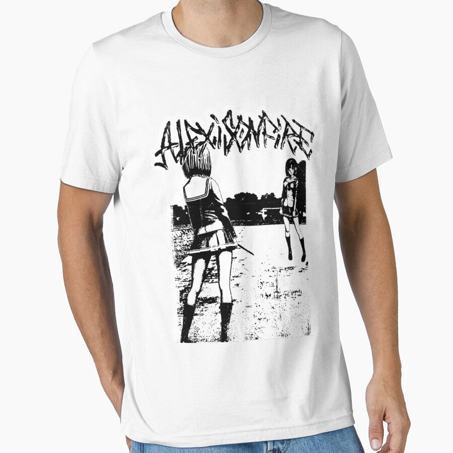 Alexisonfire Merch Anime Knife by Maribeiller T-Shirts, Hoodie, Sweatshirt | BlankRebels.com (Image 1)