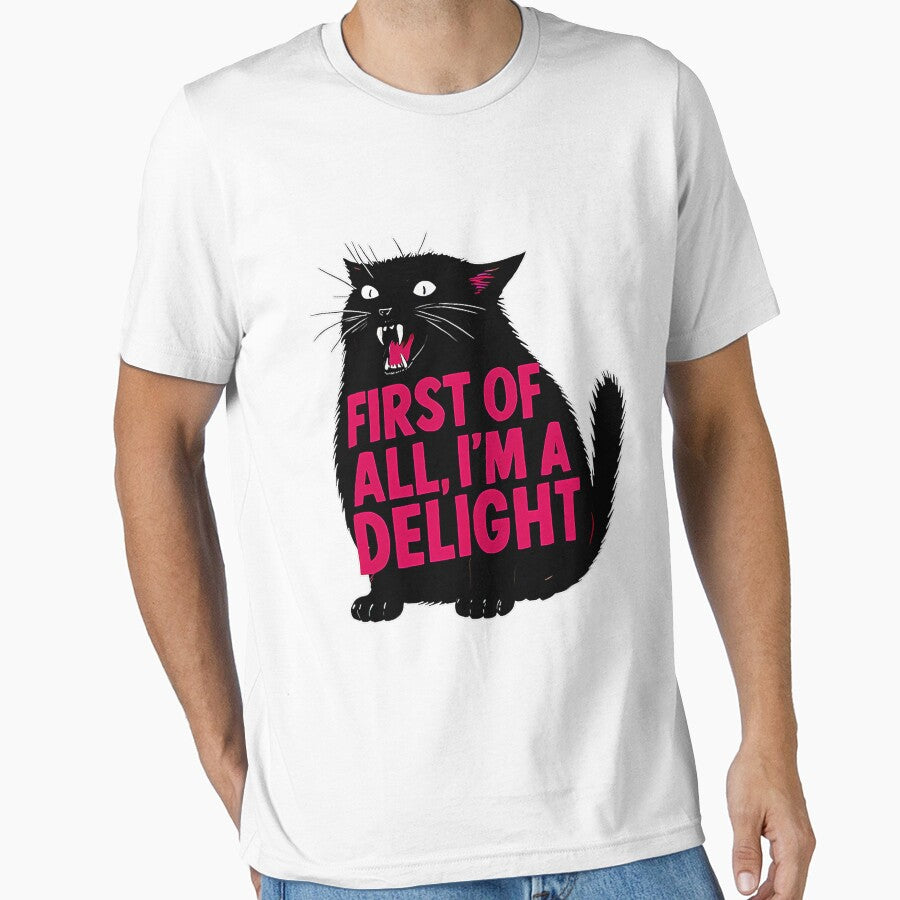 First of All I'm a Delight Roaring Black cat by FrankBaird