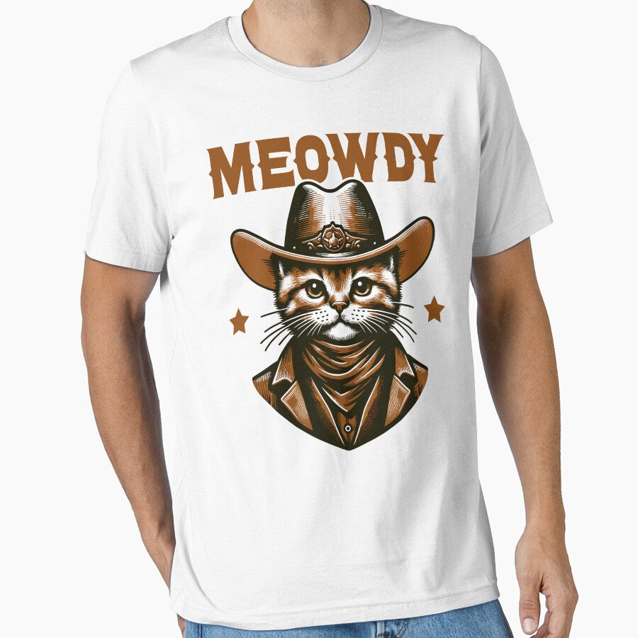 Meowdy Funny Cat Cowboy Western Vintage by MintedFresh T-Shirts, Hoodie, Sweatshirt | BlankRebels.com (Image 1)