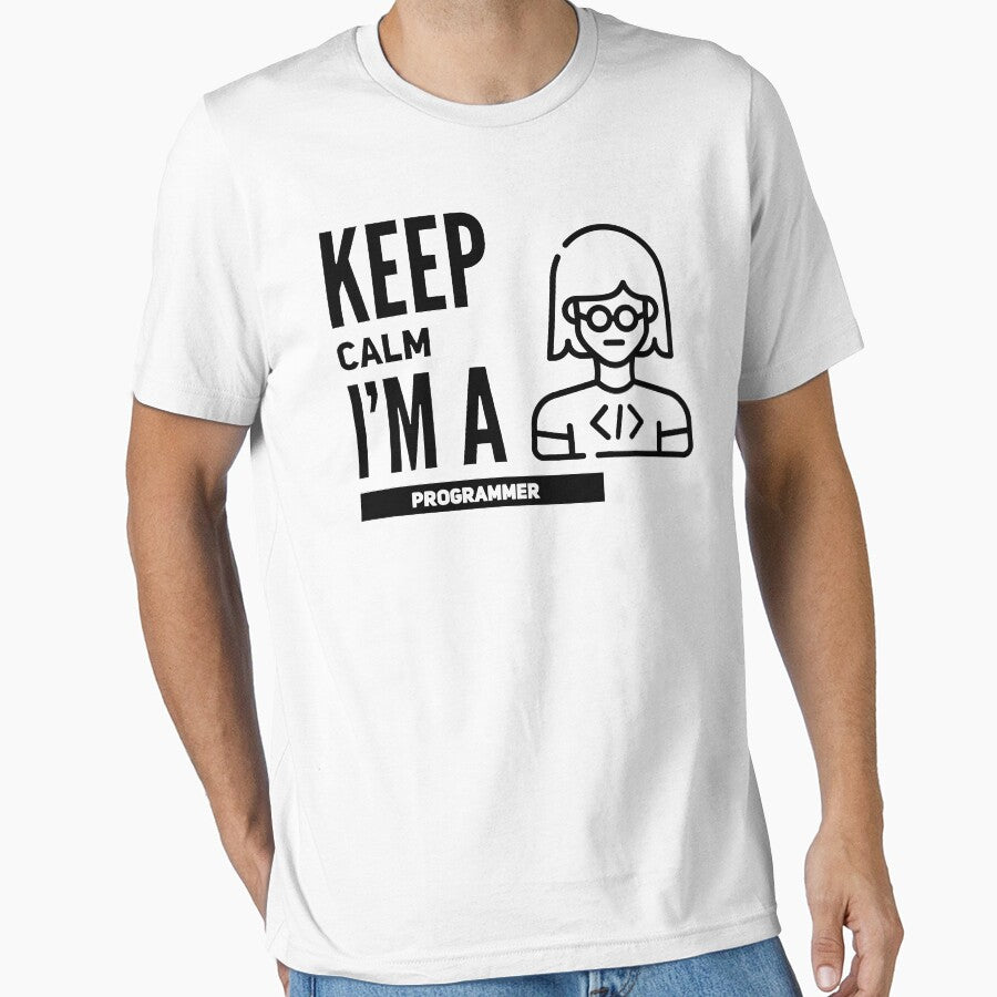 Keep Calm I'm A Programmer (black) by Stornu2Ruedas T-Shirts, Hoodie, Sweatshirt | BlankRebels.com (Image 1)