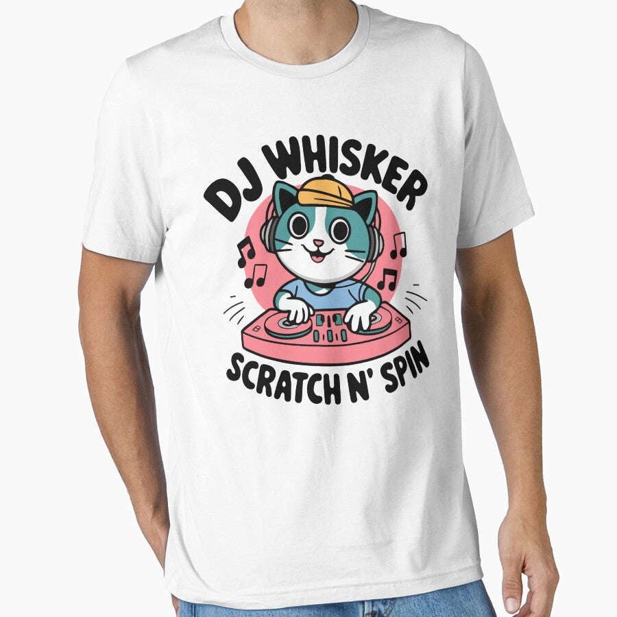 Cute Cat DJ Remix by WhimsyVox T-Shirts, Hoodie, Sweatshirt | BlankRebels.com (Image 1)