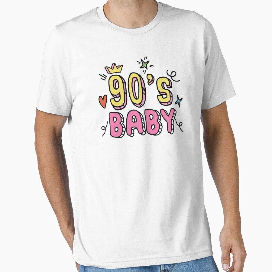 90'S Baby Birthday Doodle Typography by bolimj T-Shirts, Hoodie, Sweatshirt | BlankRebels.com (Image 1)