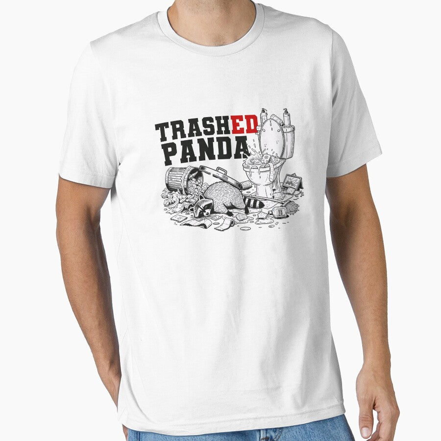 Trashed Panda Funny Drunk Racoon by gear-posters T-Shirts, Hoodie, Sweatshirt | BlankRebels.com (Image 1)