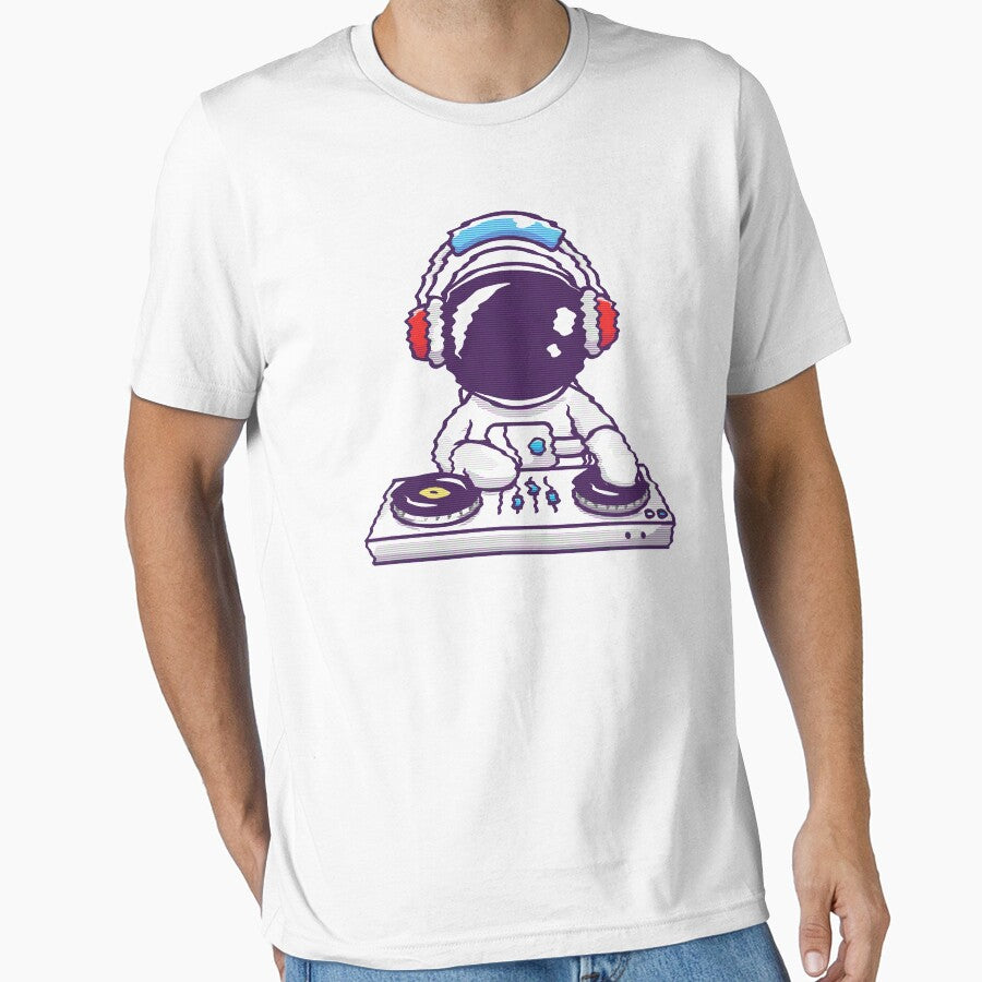 Astronaut DJ by HY2ROGEN T-Shirts, Hoodie, Sweatshirt | BlankRebels.com (Image 1)