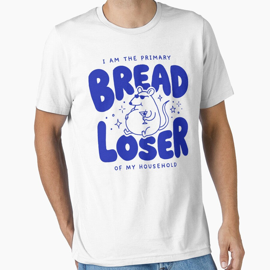 Breadloser Of My Household Funny Rat Meme by FreshVibe Prints