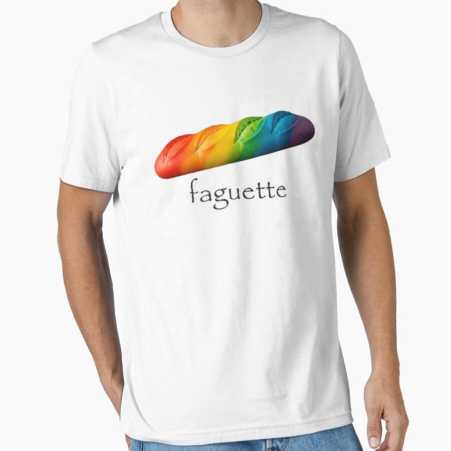 Funny Baguette Rainbow Faguette LGBT Pride Month by Cute-Collection T-Shirts, Hoodie, Sweatshirt | BlankRebels.com (Image 1)