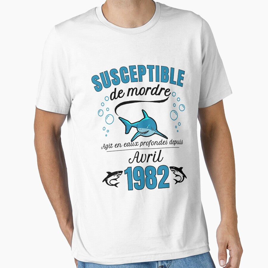 sensitive man humor gift born in 1982 - april by RomualdGR T-Shirts, Hoodie, Sweatshirt | BlankRebels.com (Image 1)