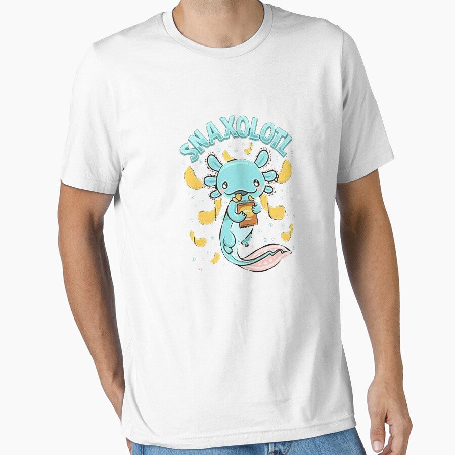 Snaxolotl, Funny Axolotl, Mexican Axolotl Cute, Cute Axolotl, Axolotl Fan by HaroldDesign T-Shirts, Hoodie,... (Image 1)