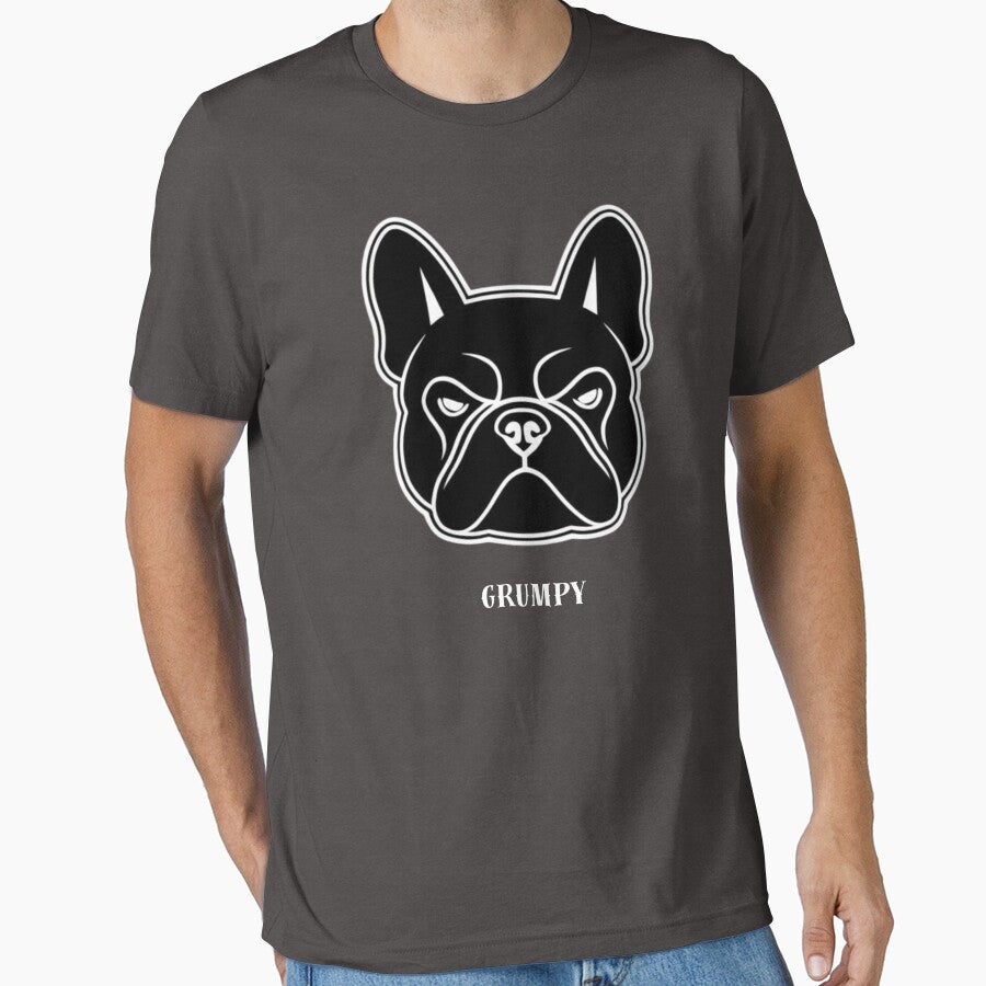 grumpy french bulldog by jackoslimited