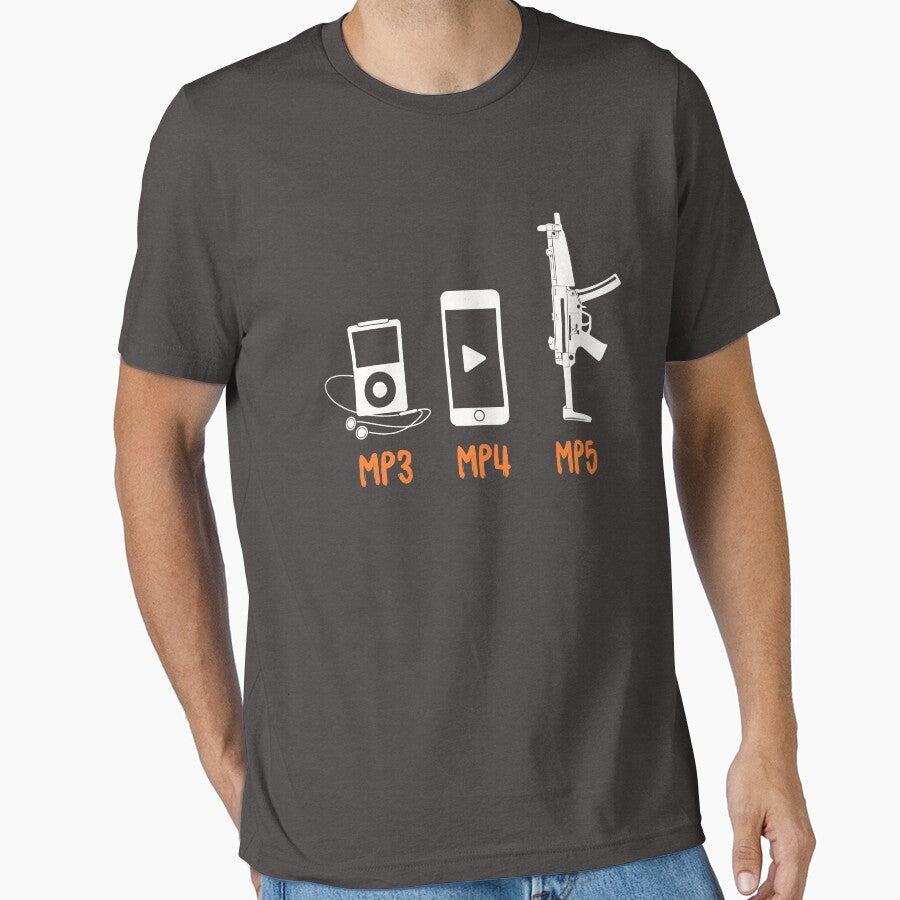 Funny Nerd Evolution Gamer Shirt: MP3 MP4 MP5 by RAWWR Hoodie, Sweatshirt | BlankRebels.com (Image 1)