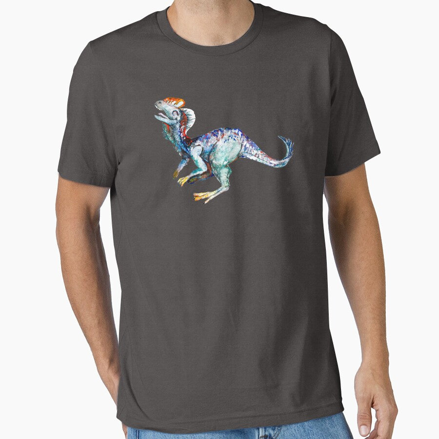 Watercolor Raptor - Dinosaur Illustration by Uplift Illustrations T-Shirts, Hoodie, Sweatshirt | BlankRebels.com (Image 1)