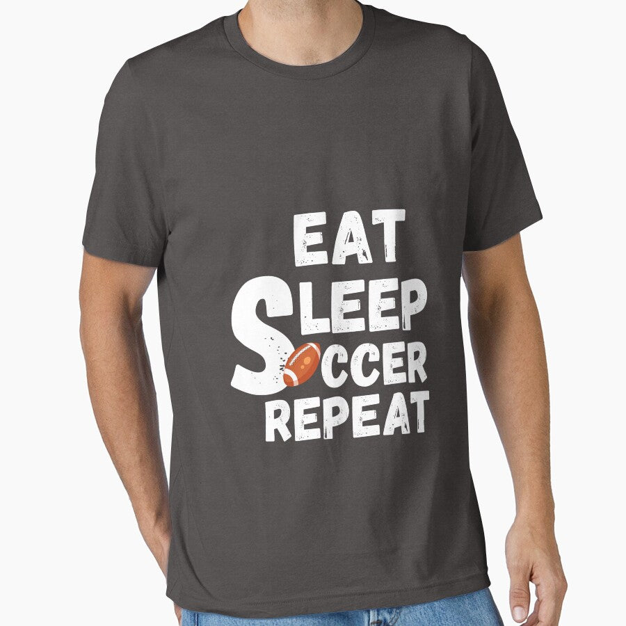 Eat Sleep Football Repeat shirt classic by scofield97