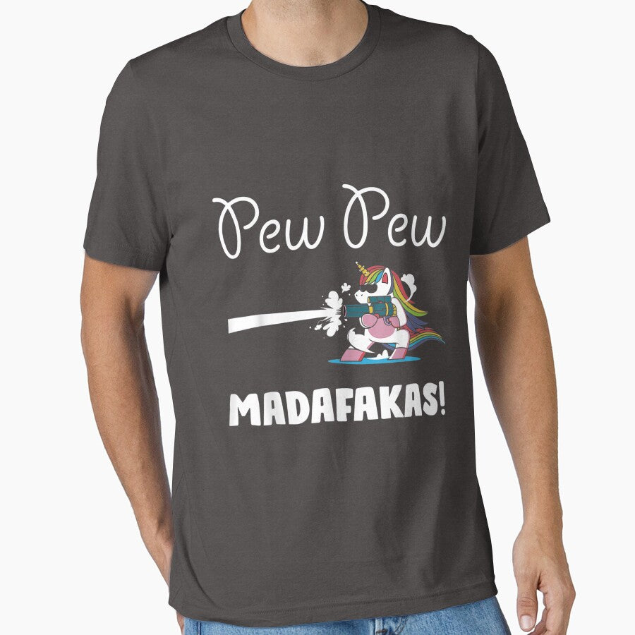 Pew Pew Madafakas Women Unicorn Funny by saryxyvuk T-Shirts, Hoodie, Sweatshirt | BlankRebels.com (Image 1)