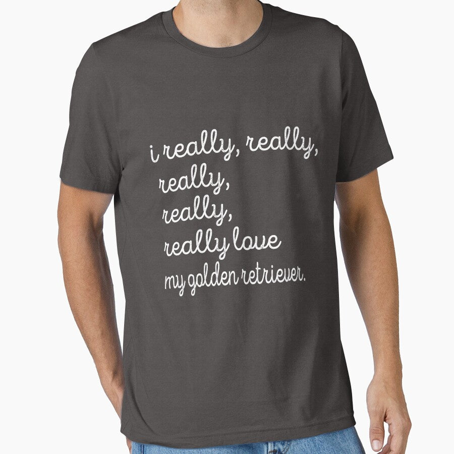 golden retrieverr mom  i really, really, really, really love golden retriever. by BadrLuke01 T-Shirts, Hoodie,... (Image 1)