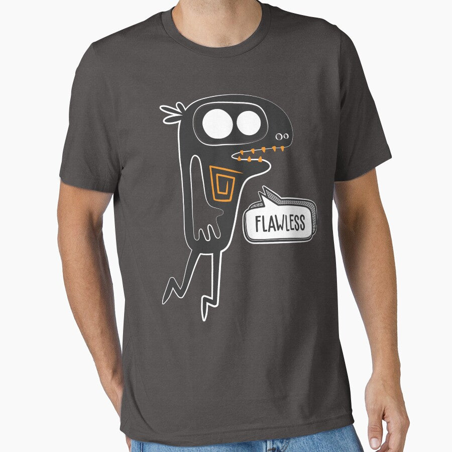 FLAWLESS Weird Doodle Monster by ChilledDoodle T-Shirts, Hoodie, Sweatshirt | BlankRebels.com (Image 1)