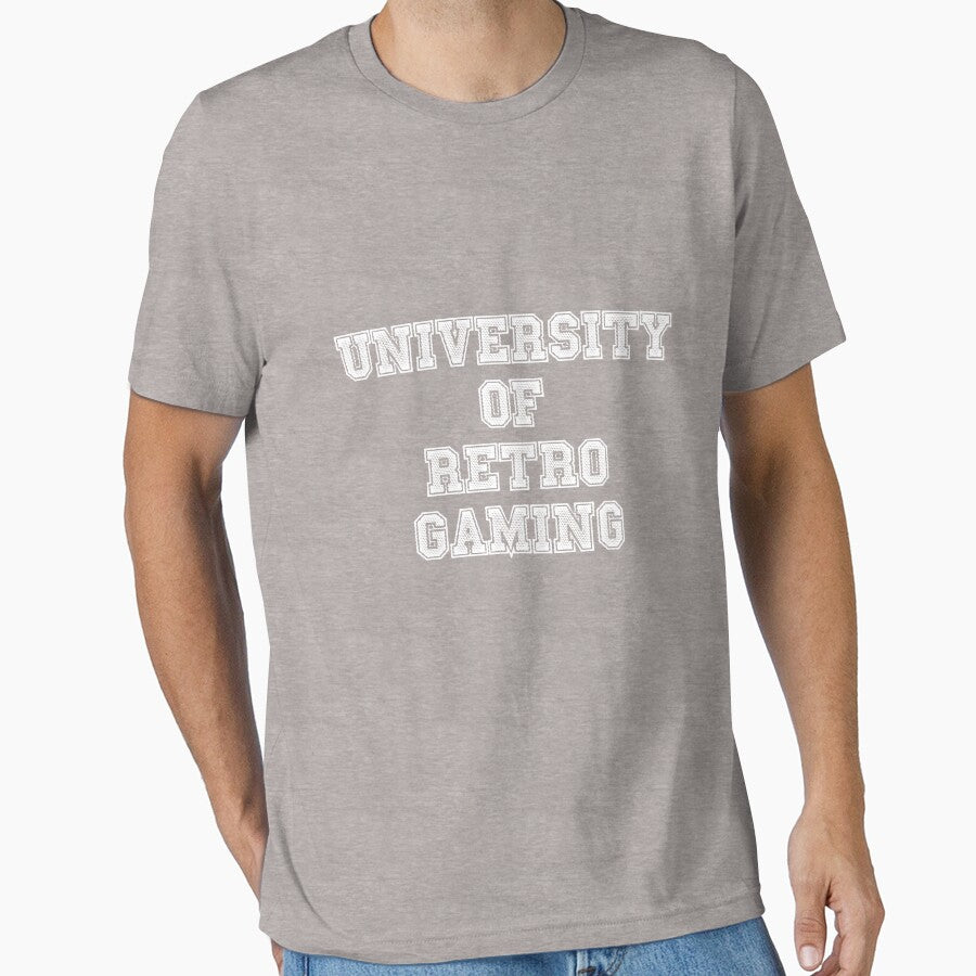 University Retro Gaming WHITE T-Shirts, Hoodie, Sweatshirt