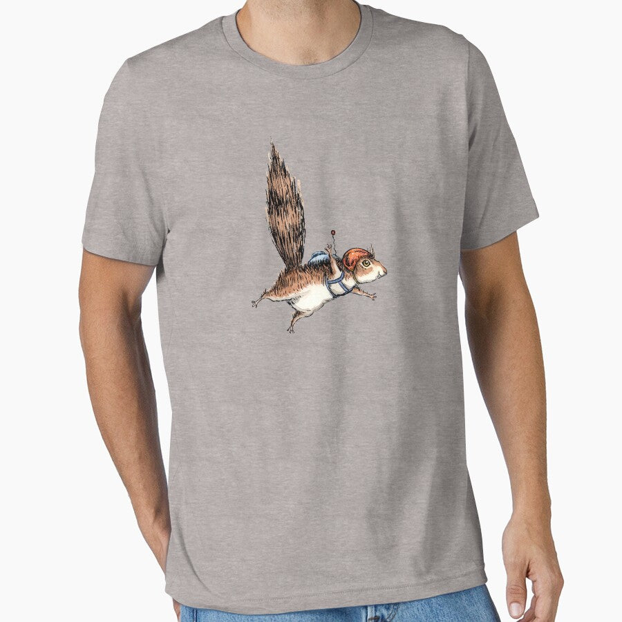 Skydiver Squirrel, Skydiving Adventure Design by joykolitsky T-Shirts, Hoodie, Sweatshirt | BlankRebels.com (Image 1)