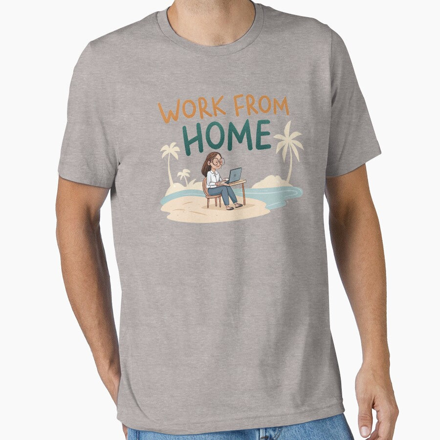 Work From Home 2 by Lucky Dog Merch T-Shirts, Hoodie, Sweatshirt | BlankRebels.com (Image 1)