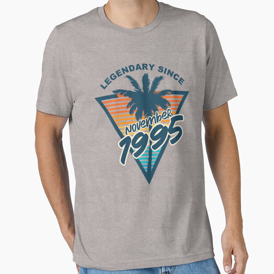 November 1995 29th Birthday Retro 80’s Essential by MajesticTree T-Shirts, Hoodie, Sweatshirt | BlankRebels.com (Image 1)