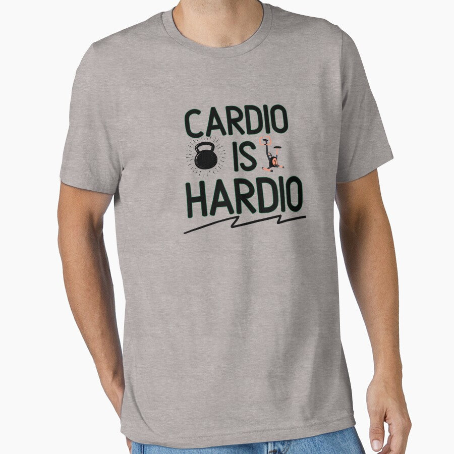 Cardio Is Hardio   - Funny Gym Quote by unique things T-Shirts, Hoodie, Sweatshirt | BlankRebels.com (Image 1)