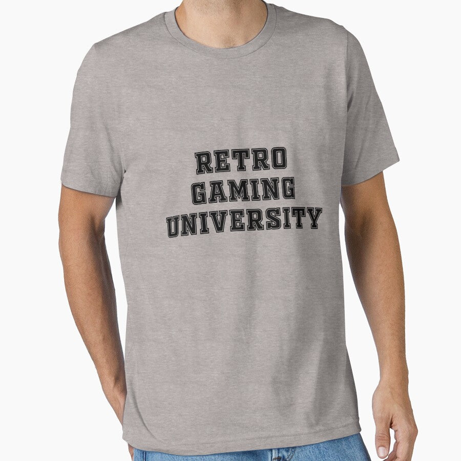 Retro Gaming University College BLACK by RNG Designs T-Shirts, Hoodie, Sweatshirt | BlankRebels.com (Image 1)