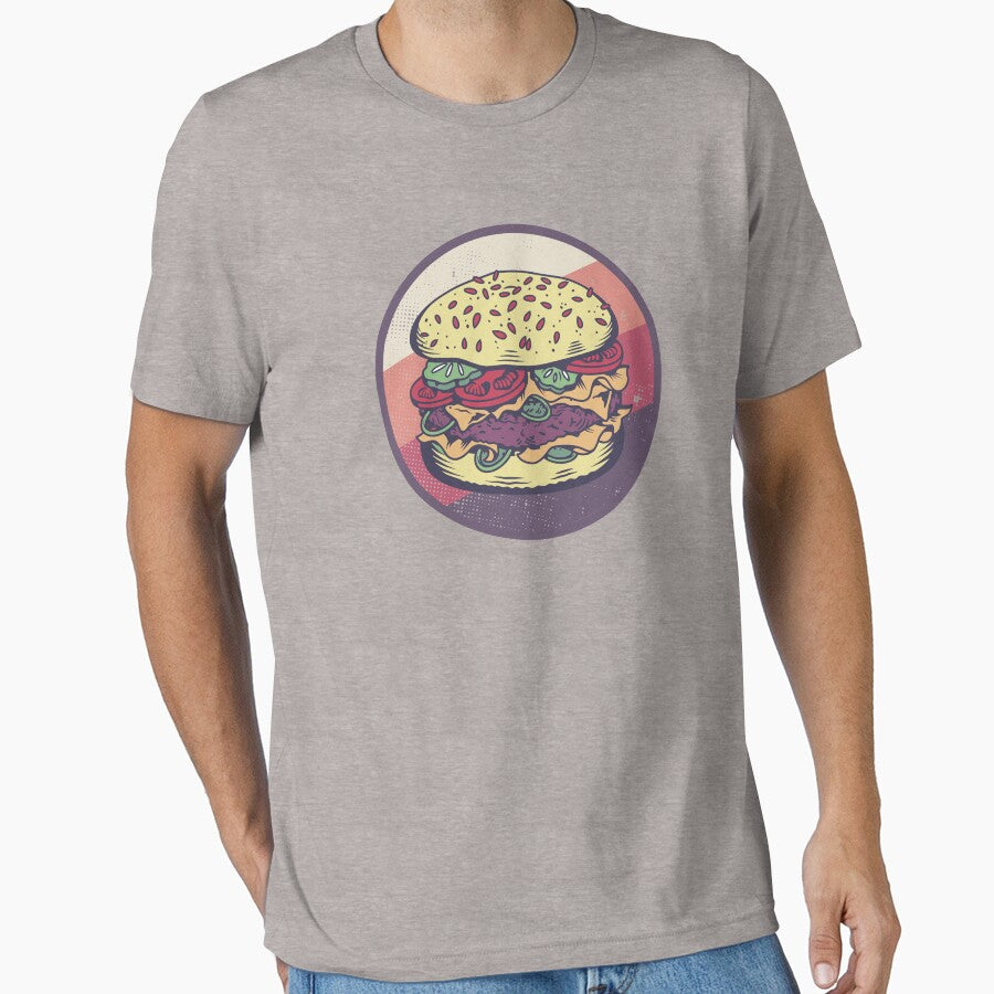 The Big Burger Retro Vintage by Udens T-Shirts, Hoodie, Sweatshirt | BlankRebels.com (Image 1)