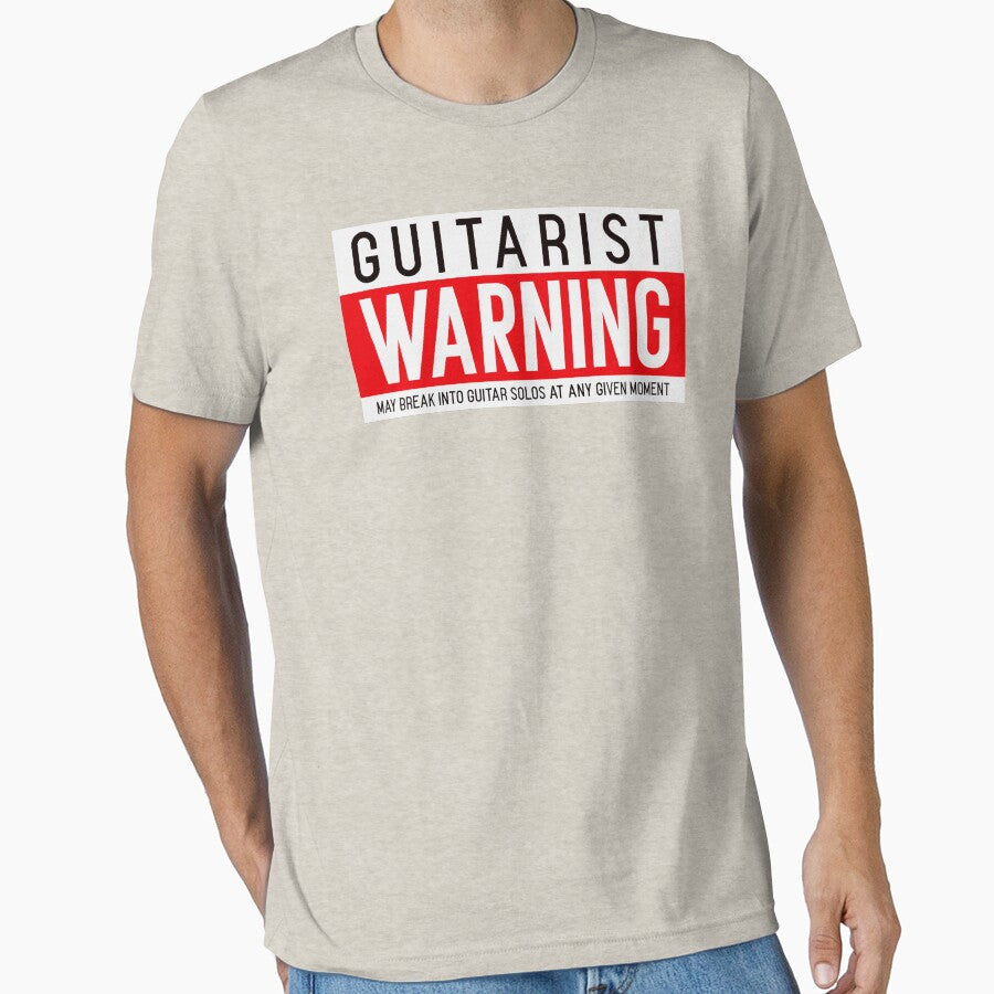 Guitarist Warning May Break into Guitar Solos at Any Given Moment by guvnaguitars T-Shirts, Hoodie, Sweatshirt (Image 1)