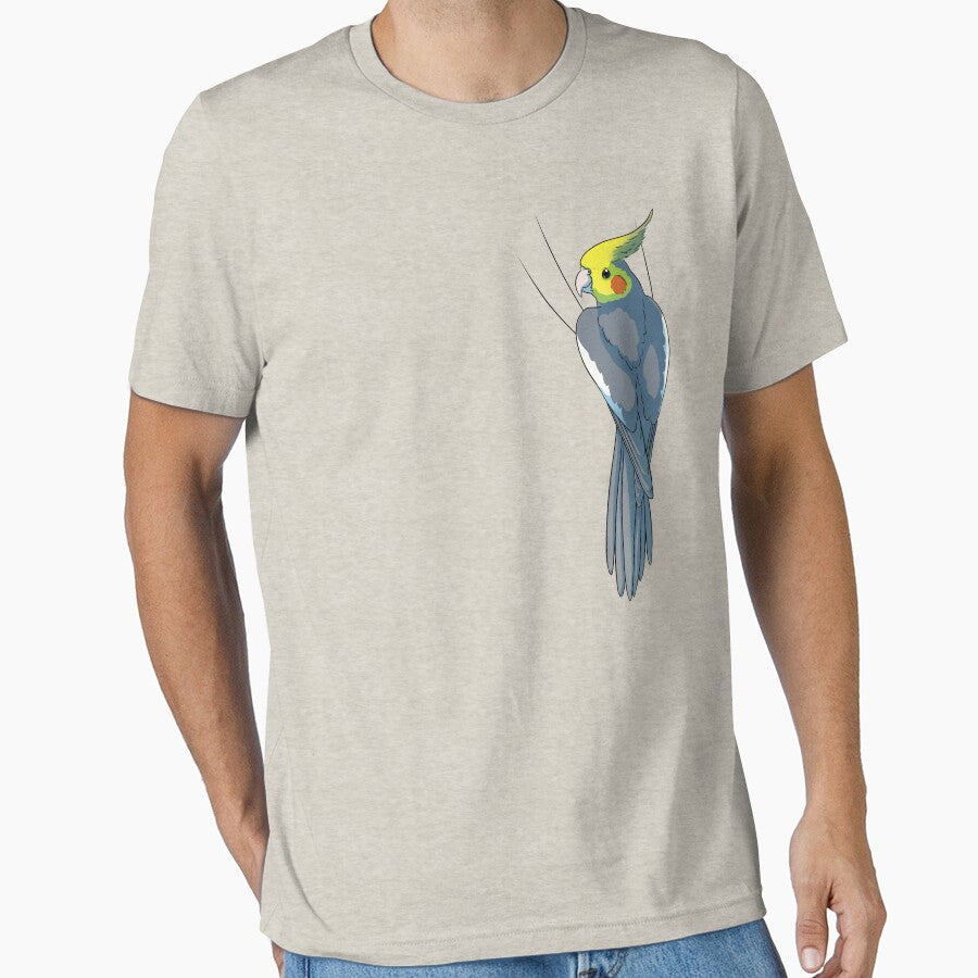 Normal Gray Cockatiel by KeesKiwi T-Shirts, Hoodie, Sweatshirt | BlankRebels.com (Image 1)
