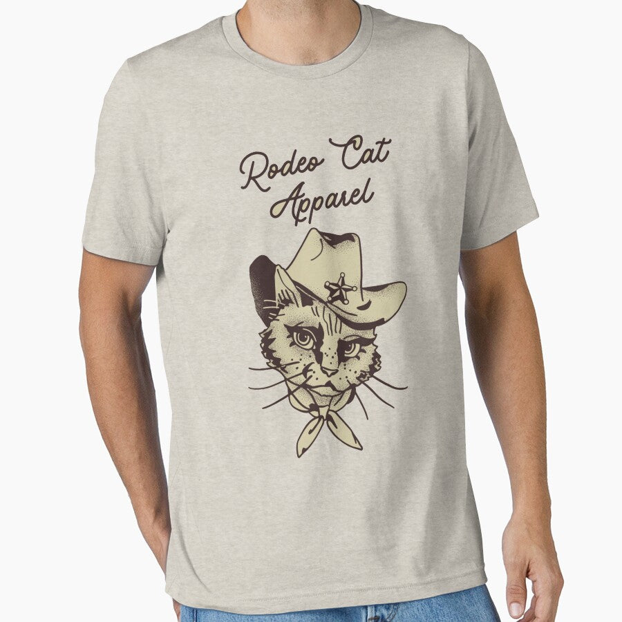 Rodeo Cat Apparel – Cowboy Cat Vintage Western Design by GenZFashion000 T-Shirts, Hoodie, Sweatshirt (Image 1)