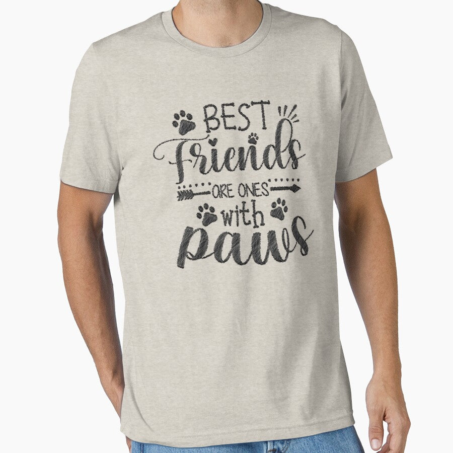 My Best Friend has Paws, best friends are ones with paws, my best friend has paws,best friend,dog lover,paws by... (Image 1)