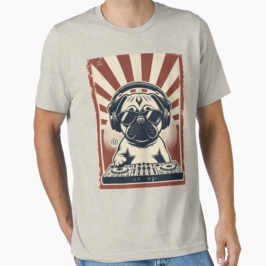 Pug DJ Dog Music Lover Deejay by GrumpySableye T-Shirts, Hoodie, Sweatshirt | BlankRebels.com (Image 1)