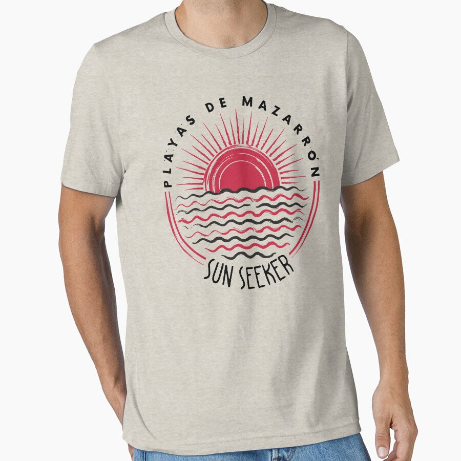 Sun Seeker - Mazarron Beaches by mzrn-souvenirs T-Shirts, Hoodie, Sweatshirt | BlankRebels.com (Image 1)