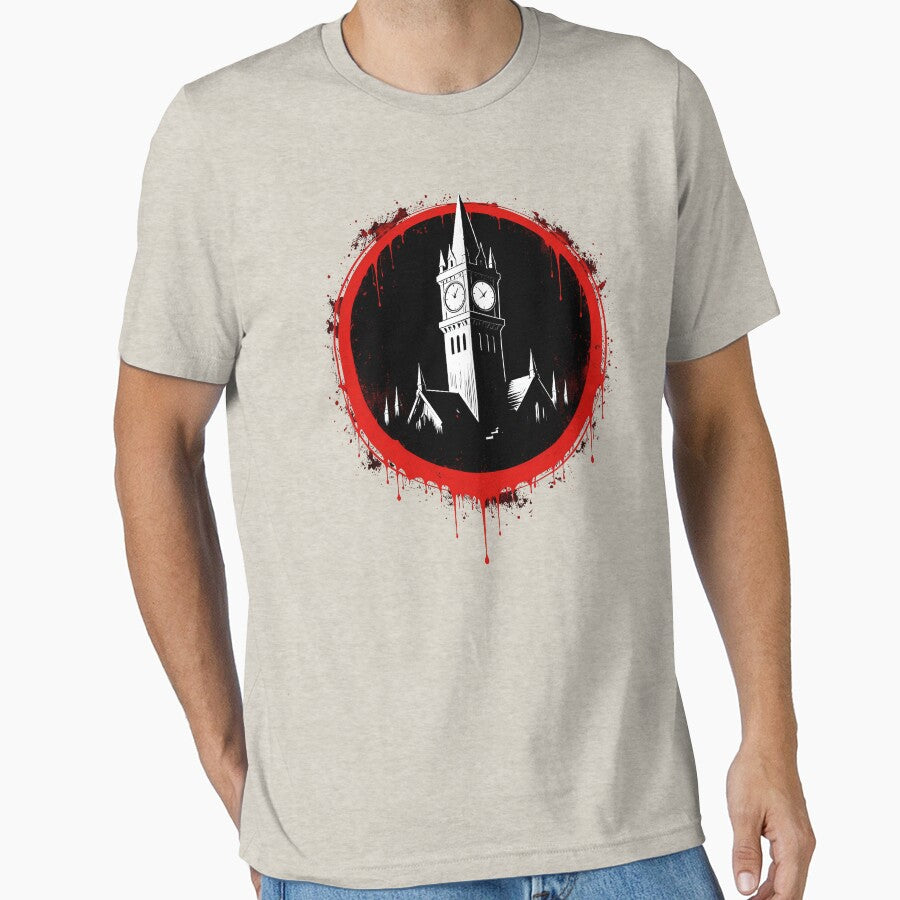 BOTC - A Blood splattered clocktower - the Halo by creative-cub T-Shirts, Hoodie, Sweatshirt | BlankRebels.com (Image 1)