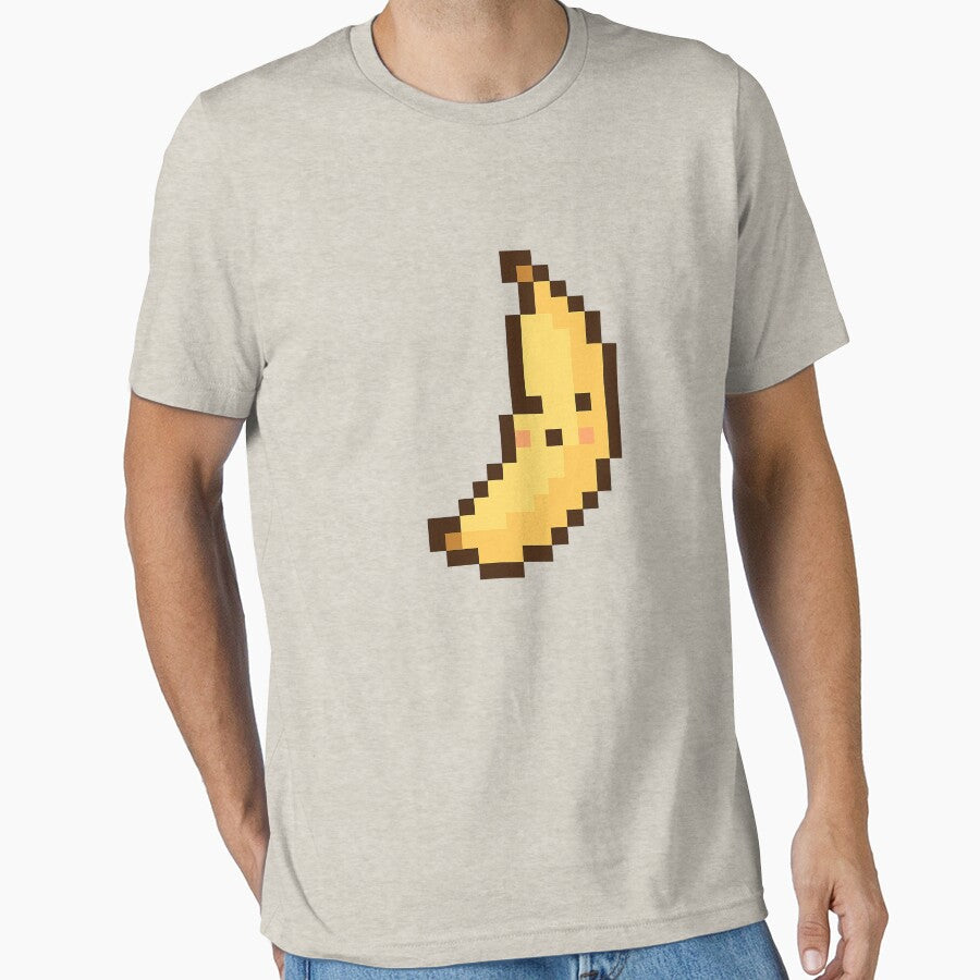 Pixel Banana – Cute Retro 8-Bit Fruit Design by AddictiveDesign T-Shirts, Hoodie, Sweatshirt | BlankRebels.com (Image 1)