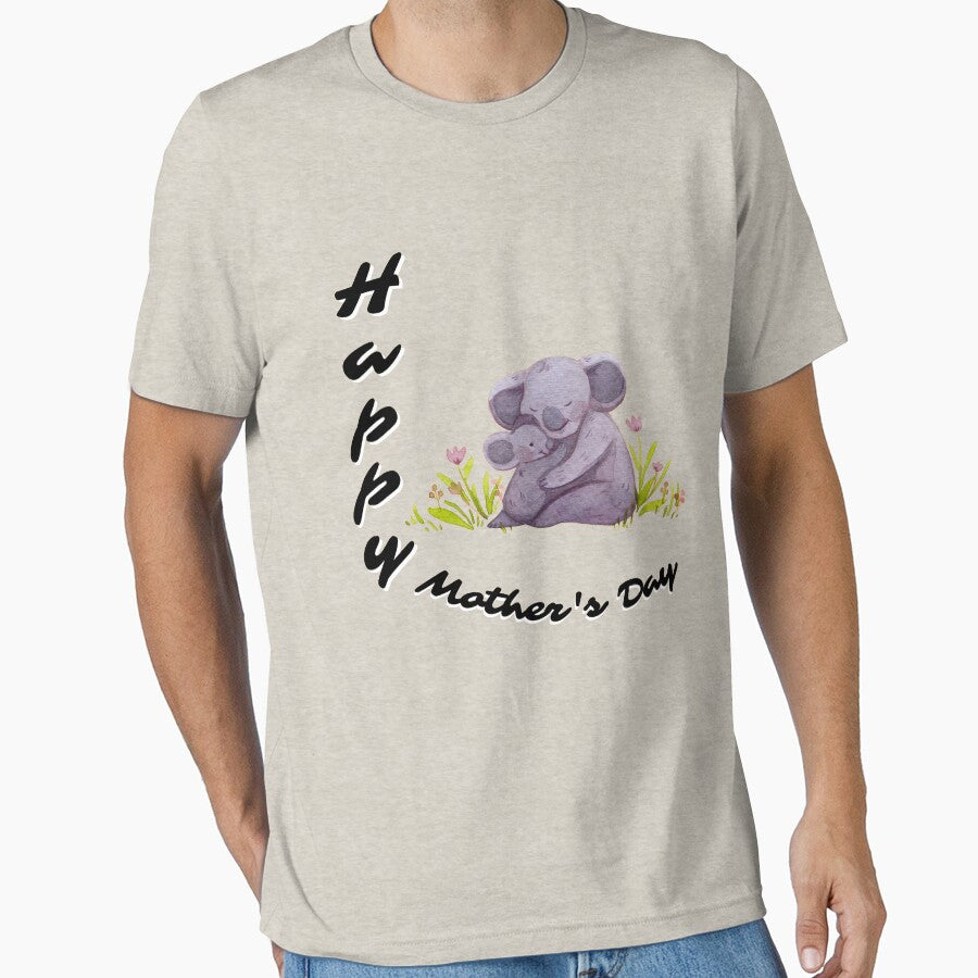 Koala Mom and cub | Mother's Day by pod-plus-plus T-Shirts, Hoodie, Sweatshirt | BlankRebels.com (Image 1)