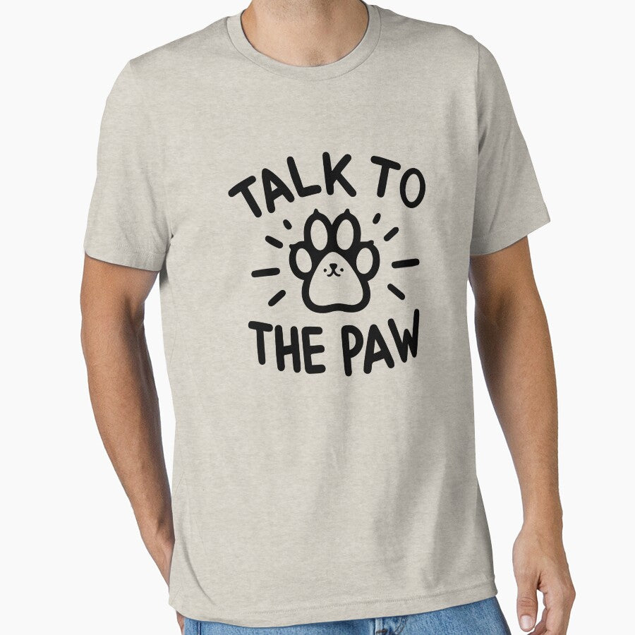 Talk to the Paw – Sassy Cat Mom Attitude Shirt by denissmartin2020 .