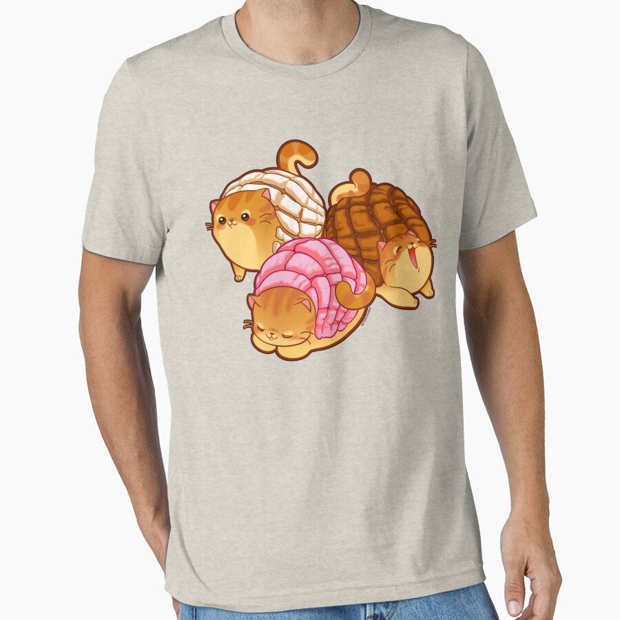 Kawaii Concha Cats by ctkrstudio T-Shirts, Hoodie, Sweatshirt | BlankRebels.com (Image 1)