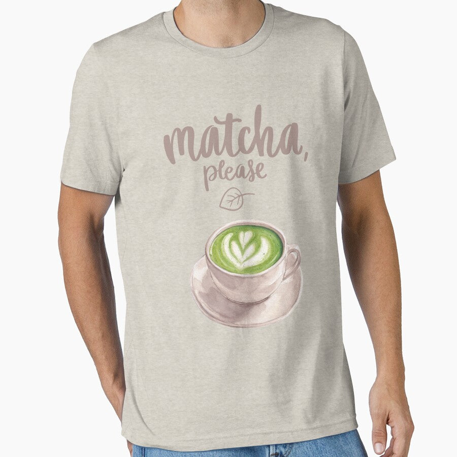 Matcha, Please – Cute Matcha Latte Shirt by Kasad Hoodie, Sweatshirt | BlankRebels.com (Image 1)