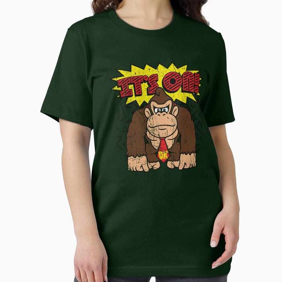 Donkey Kong It's On! Vintage Distressed by FifthSun T-Shirts, Hoodie, Sweatshirt | BlankRebels.com (Image 2)