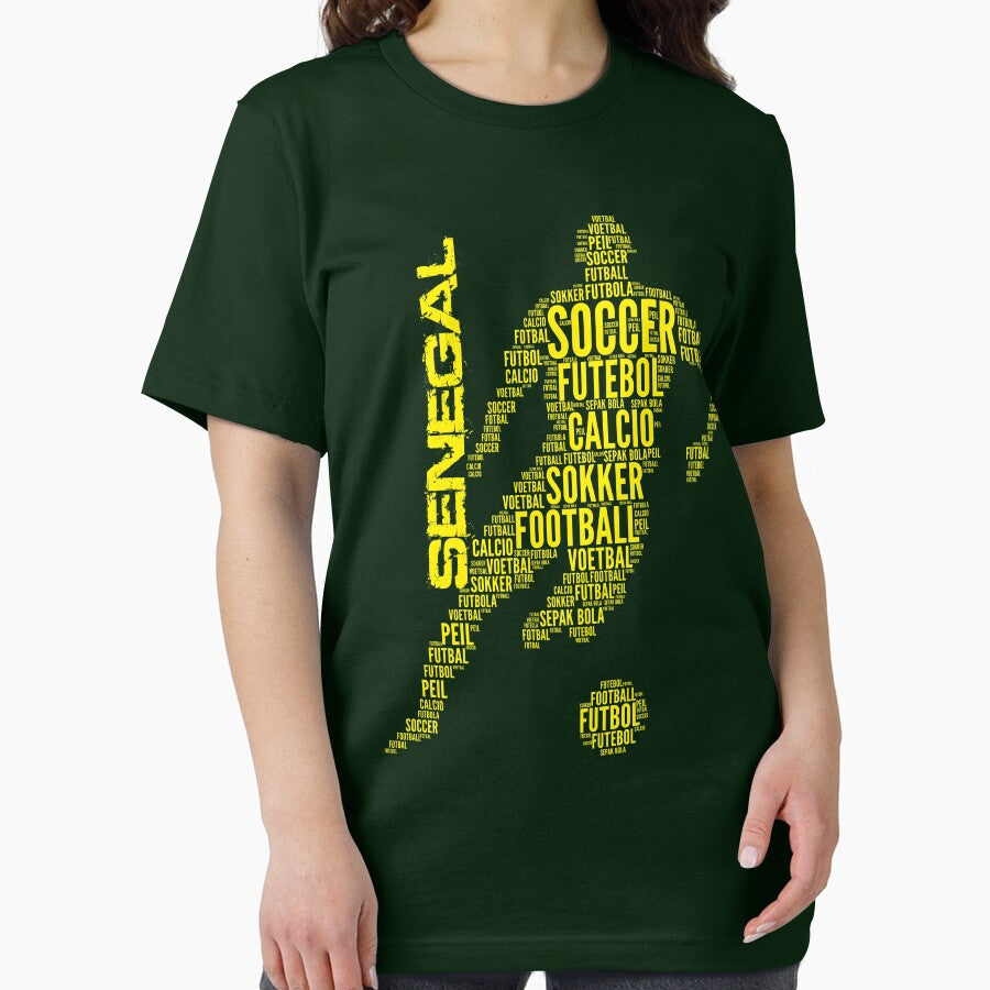 Senegal Soccer Typography by goodspy T-Shirts, Hoodie, Sweatshirt | BlankRebels.com (Image 2)