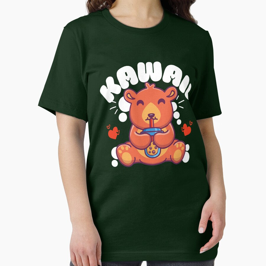 Kawaii bear drinking boba by FurioInc T-Shirts, Hoodie, Sweatshirt | BlankRebels.com (Image 2)