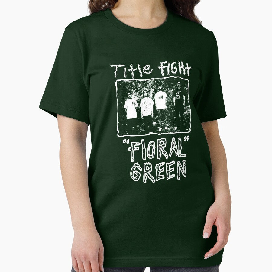 Title Fight Floral Green Promo by Rasmuschrist T-Shirts, Hoodie, Sweatshirt | BlankRebels.com (Image 2)