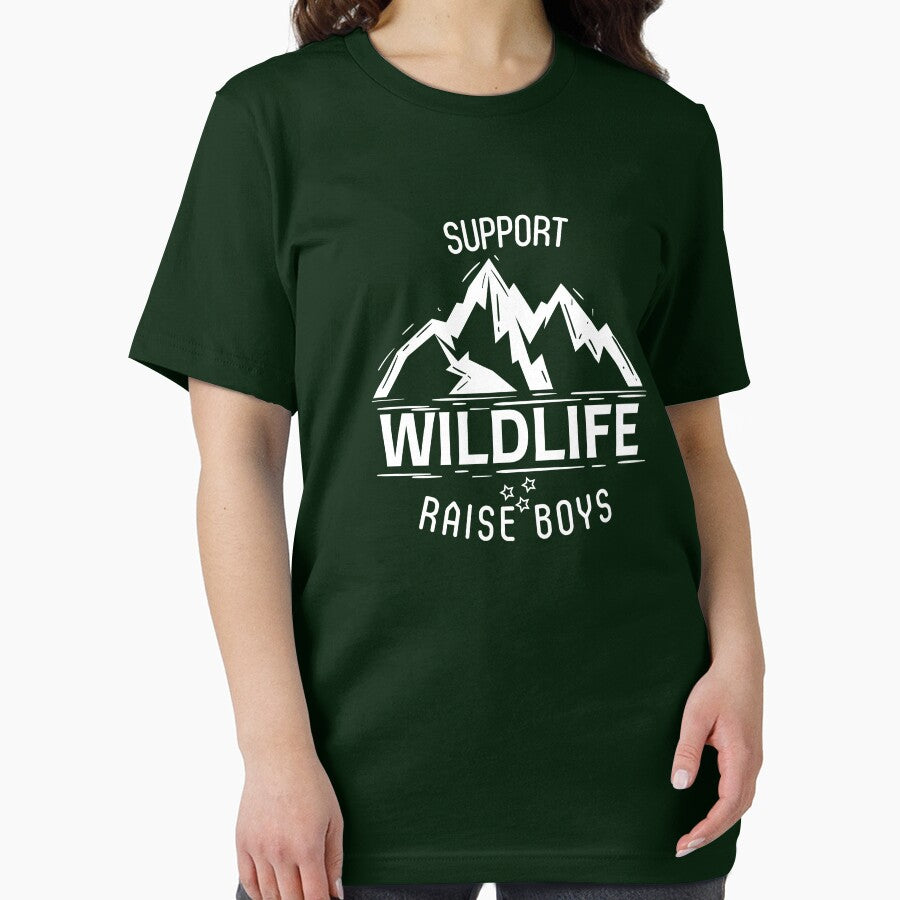 Support Wildlife Raise Boys - Gift for Mom by TrueFit Essentials T-Shirts, Hoodie, Sweatshirt | BlankRebels.com (Image 2)