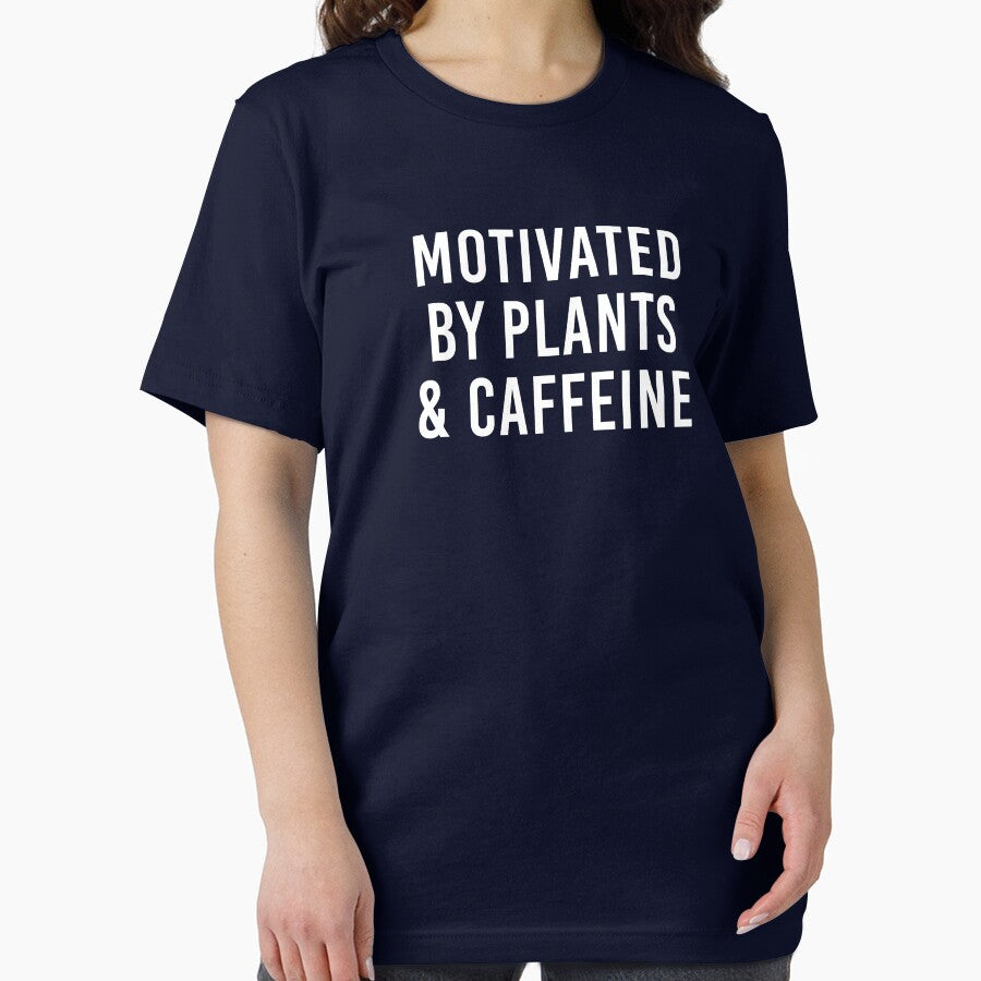 Motivated By Plants and Caffeine Funny Plant Lover Gift by kmcollectible T-Shirts, Hoodie, Sweatshirt (Image 2)