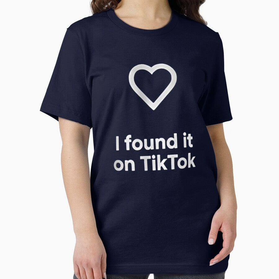 Funny TikTok Matching Couple Valentine Shirts – I Found It on TikTok / I’m the ‘It’ She Found – Matching... (Image 2)